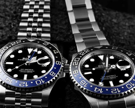 rolex batman and batgirl difference